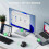 TeckNet TECKNET Bluetooth Mouse (BT5.0/3.0 and 2.4G), Multi-Device Wireless Mouse, 4800 DPI Rechargeable Silent Mice, Computer Mouse with Thumb Rest, Ergonom 3