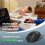 TeckNet TECKNET Bluetooth Mouse (BT5.0/3.0 and 2.4G), Multi-Device Wireless Mouse, 4800 DPI Rechargeable Silent Mice, Computer Mouse with Thumb Rest, Ergonom 5
