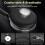 Wantek Wireless Bluetooth Headset With Noise-Cancelling Microphone, Compatible with Windows, Mac, Chrome, Linux, iOS, iPadOS, Android 4