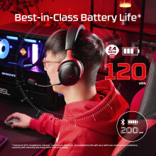 HyperX Cloud III S – Wireless Gaming Headset | Multi-Platform, 2.4GHz, Bluetooth, Battery up to 120 Hrs 2.4GHz / 200 Hrs Bluetooth, 53mm Angled Driv