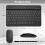 Wireless Keyboard and Mouse Combo - Ultra Slim Bluetooth 5.0 Rechargeable Set with USB-C,Portable for iPad,Mac, Windows,Android Smartphone (10-inch 7 2