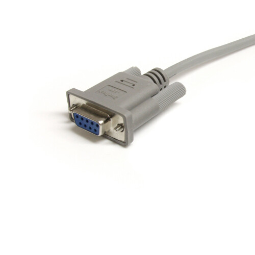StarTech.com MXT100 6ft Straight Through Serial Cable - DB9 M/F, Gray 1