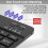 Wireless Keyboard and Mouse Combo - Ultra Slim Bluetooth 5.0 Rechargeable Set with USB-C,Portable for iPad,Mac, Windows,Android Smartphone (10-inch 7 3