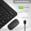 Wireless Keyboard and Mouse Combo - Ultra Slim Bluetooth 5.0 Rechargeable Set with USB-C,Portable for iPad,Mac, Windows,Android Smartphone (10-inch 7 6