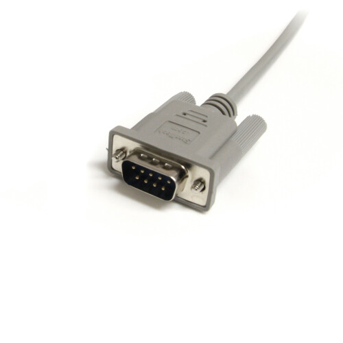 StarTech.com MXT100 6ft Straight Through Serial Cable - DB9 M/F, Gray 2