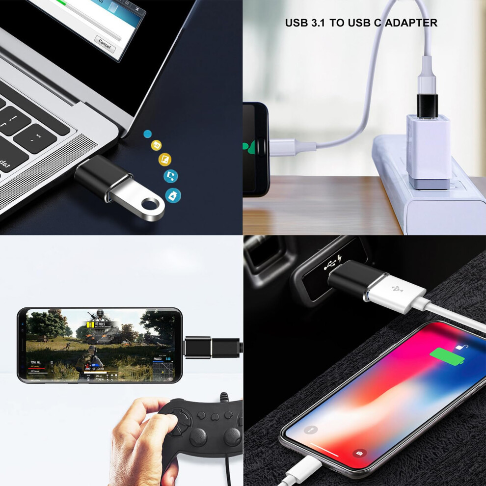 Usb C Adapter, Usb Type C Male To Usb 3.1 Female Otg Adapter Compatible With Iphone 17/16/15, Macbook, Samsung Galaxy, Ipad, Smartphones, Tablets And 5006156598328