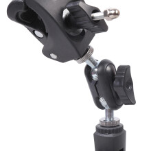 Mic Clamp Mount Featuring Ball Head Adjustment Better Positioning Anywhere