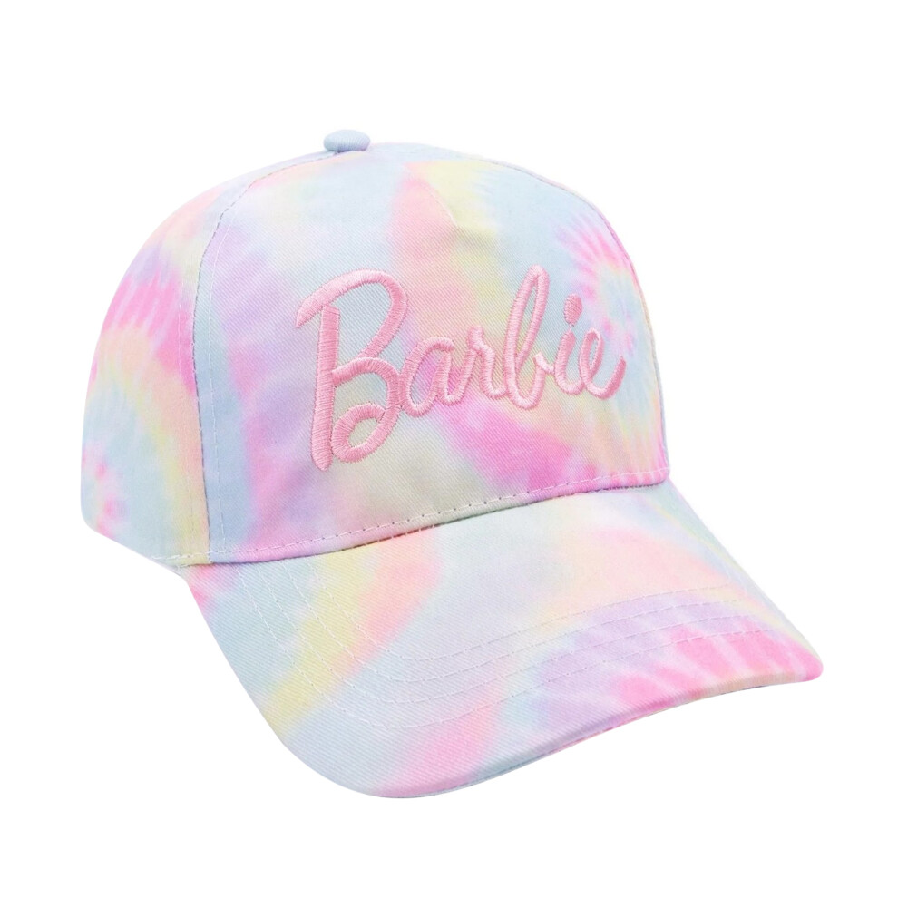 Barbie (S-M, ) Childrens/Kids Tie Dye Cap Pink
