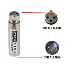 XLR 3Pin Female to Male Sound Microphones Connectors for Sound and Light Systems