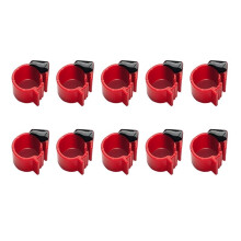 10Pcs 125KHz HT4186 Chip Ring Tag for Chiken Duck RFID Animal Foot Rings for Tracking Animal Management A