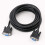 DTECH DB9 RS232 Serial Null Modem Cable Female to Female Full Handshaking 7 Wire Crossover for Data Communication 0.5M 4