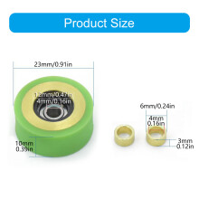 Metal Bearing Pinch Roller Tape Player Bearing Pressure Belt Wheel Repair Part