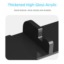 Clear Acrylic Double Slot Charging Friendly Stand For Portable Game Console