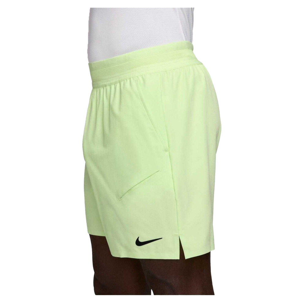 Nike (S, Green) Mens Slam Tennis Shorts