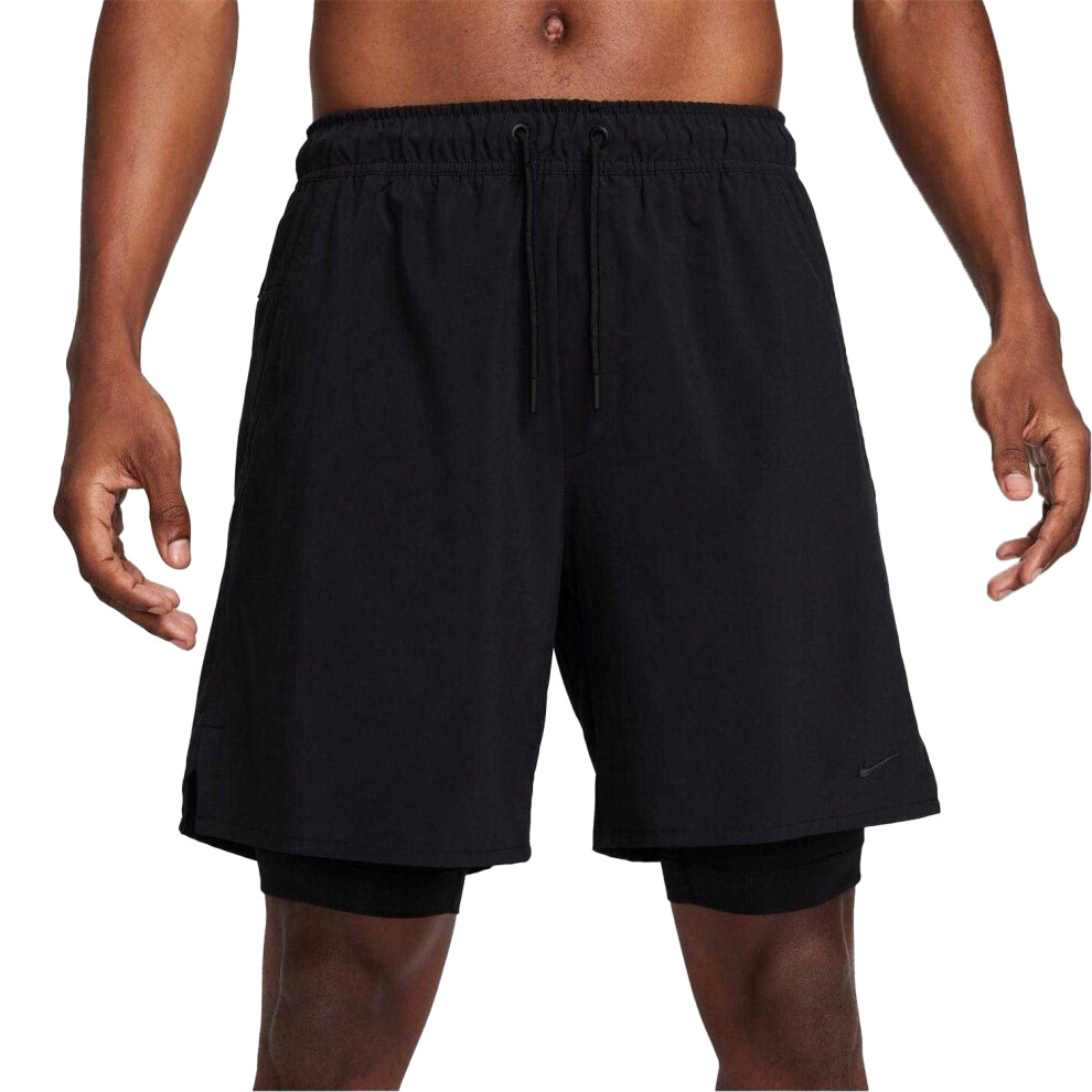 Nike (M, Black) Mens Running Shorts