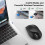 TeckNet TECKNET Wireless Mouse with USB-C Adapter, 2.4G Cordless Computer Mouse 4800 DPI, Ergonomic Optical Mouse for Laptop, PC, MacBook, Windows, Mac – 6 2
