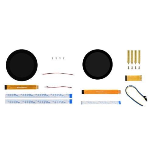 4inch Round Capacitive Touchable Screen Easy Installation 10 Point Touchable 3.4 inches 2