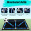 Football Training Mat and Kick Training Equipment with Adjustable 6