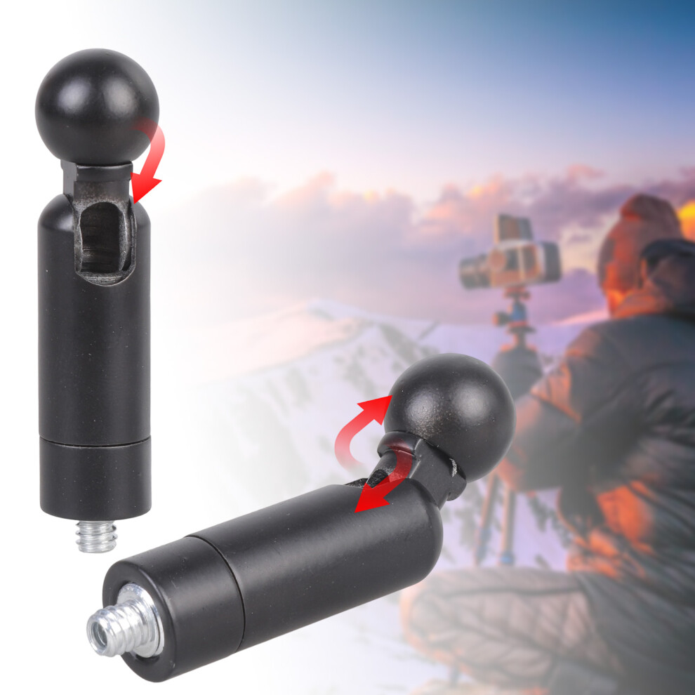 350 Degree Rotating Swivels Base 1/4Inch To 17Mm Ball Adapters For Device Mounting 7695001181037