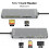 SD/TF/MS/CF/XD Card Reader Memory Stick Pro Duo Adapter - Multi Memory Card Reader Supports Micro SD/SD/Compact Flash/XD Picture Card, Lightning+USB 3