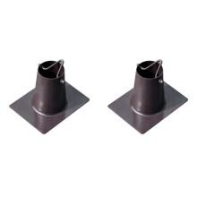 2X Rain Chain Gutter High-Quality Arched Rain Chain Gutter Adapter for Rainwater Pipe Outlet