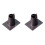 2X Rain Chain Gutter High-Quality Arched Rain Chain Gutter Adapter for Rainwater Pipe Outlet 1