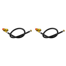 2X 26 Inch Brandstof Propaan Butaangas Draagbare Camping Kachel Vervangende Regelaar met Slang Om Te Zetten Naar 1 Lb Wegwerpfles