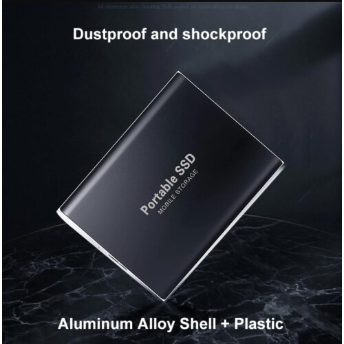 External Hard Drive External Solid State Drive 2TB HDD External Hard Drive USB 3.0 for PC, Mac,Desktop,Chromebook(2TB, Black-A) 2