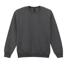 (XL, Fan Charcoal Heather) Gildan Unisex Adult Heavy Blend Crew Neck Sweatshirt