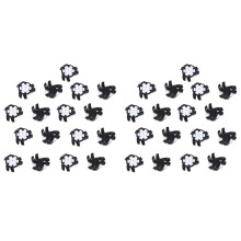 28St Golfsko Spikes Pins Halkfri Vrid Snabb Vrid Skruv Spike Tillbehör Golftillbehör Svart + Vit