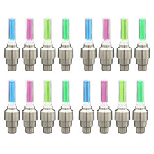 8X Cykelljus Utan Batteri Mountain Road Bike Cykelljus LEDS Däck Däck Ventillock Hjulekrar LED-Ljus BL0157