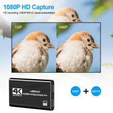 Vantisan 1080P Video Capture Card, 4K HDMI Capture Card, USB 3.0 Game Capture Device, 4K30Hz Video Capture Card for Streaming, Recording, Compatible