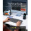 Inateck Foldable Bluetooth Keyboard with Touchpad, 3-Channel Multi-Device Switching, Portable Travel Folding Keyboard with AI Function for iPadOS And 4