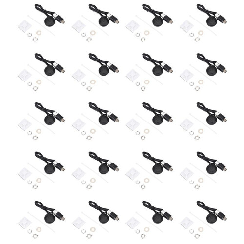 20X Akustisk Gitarr Pickup Piezogivare för Gitarr Violin Ukulele Mandolin