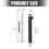 Flexible Camera Mount Selfie Stick Tripod With Quick Release Button 1/4in Screw 3