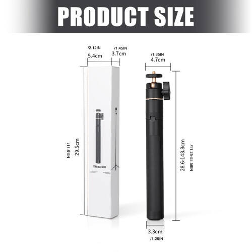 Flexible Camera Mount Selfie Stick Tripod With Quick Release Button 1/4in Screw 2