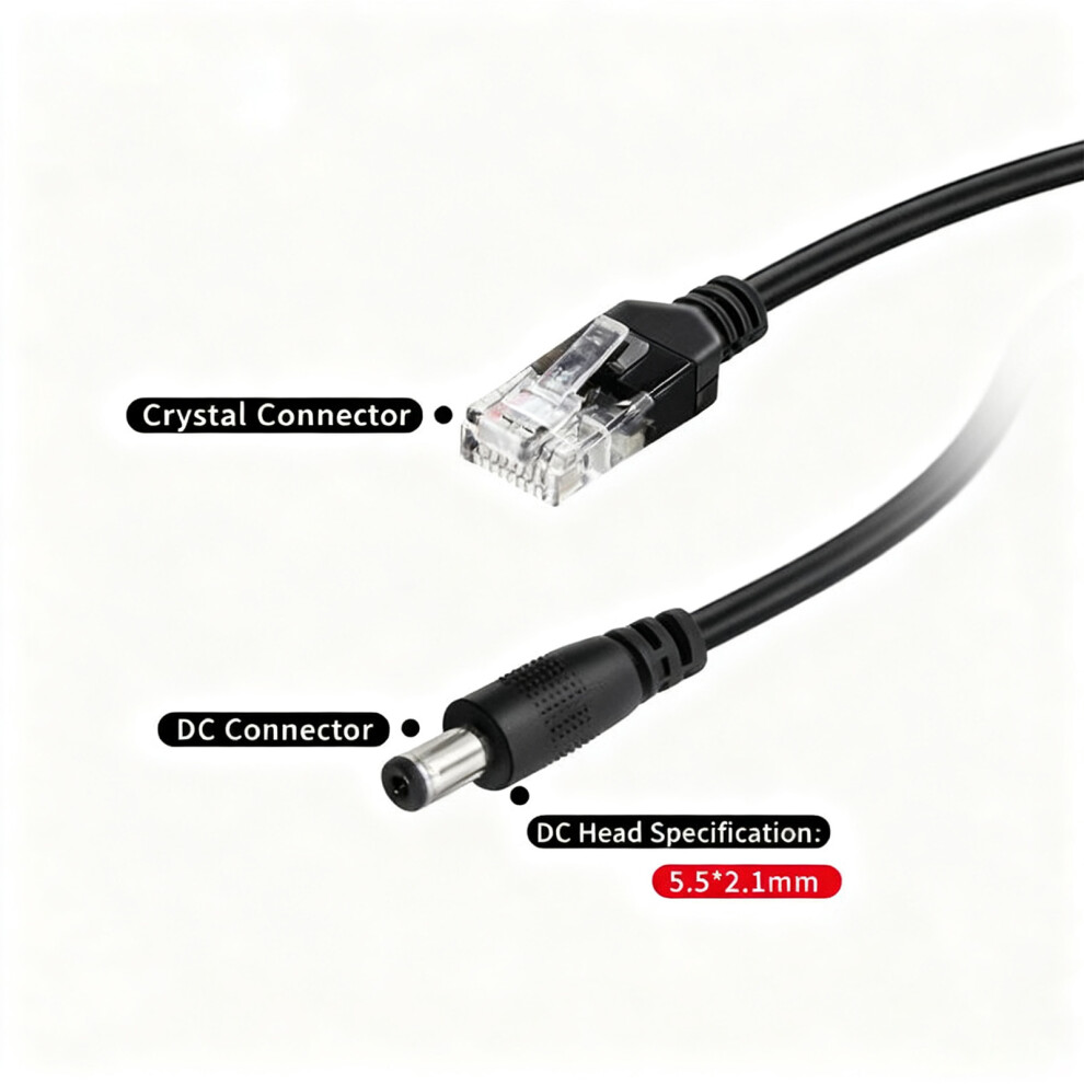 High Compatibility Poe Splitter Adapter 48V To 12V Camera Voltages Converters 7695001237802