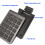 Bluetooth Number Pad, Wireless Numeric Keypad with 22 keys - Portable Numpad for Laptop/Desktop/MacBook/Surface Pro/Windows/Android/iOS - Quiet Keys 6