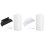 Game Console Wall Stand Universal For NS2 Multiple Models Space Optimized Black 5