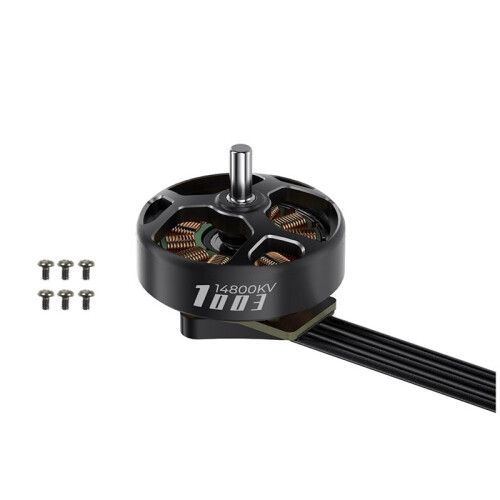 Motor SPEEDX2 1003 14800KV Compatível com Bateria LiPo 2S e ESC de 12-20A para Drones Multicópteros de Corrida FPV de 1,6 A 2 Polegadas 1