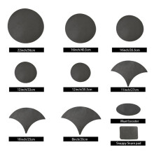 20-Teiliges Drum Mute Pads Kit Bass Snare Drum Sound Off Mute SchalldäMpfer EVA Quiet Practice Pad Set Percussion ZubehöR