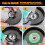 3 Sets Drill Bit Holder with Quick Release Guard for Angle Grinder Twist Drill Sharpener 8