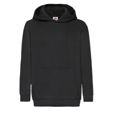 (9-11 Years, Black) Fruit of the Loom Childrens/Kids Lightweight Hoodie