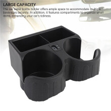 2X Car Water Cup Holder with PD Port FYE727068 for Patrol Y61 1997-2016 FYE727069 Heatproof Plastic