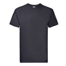 (L, Deep Navy) Fruit of the Loom Unisex Adult Super Premium T-Shirt