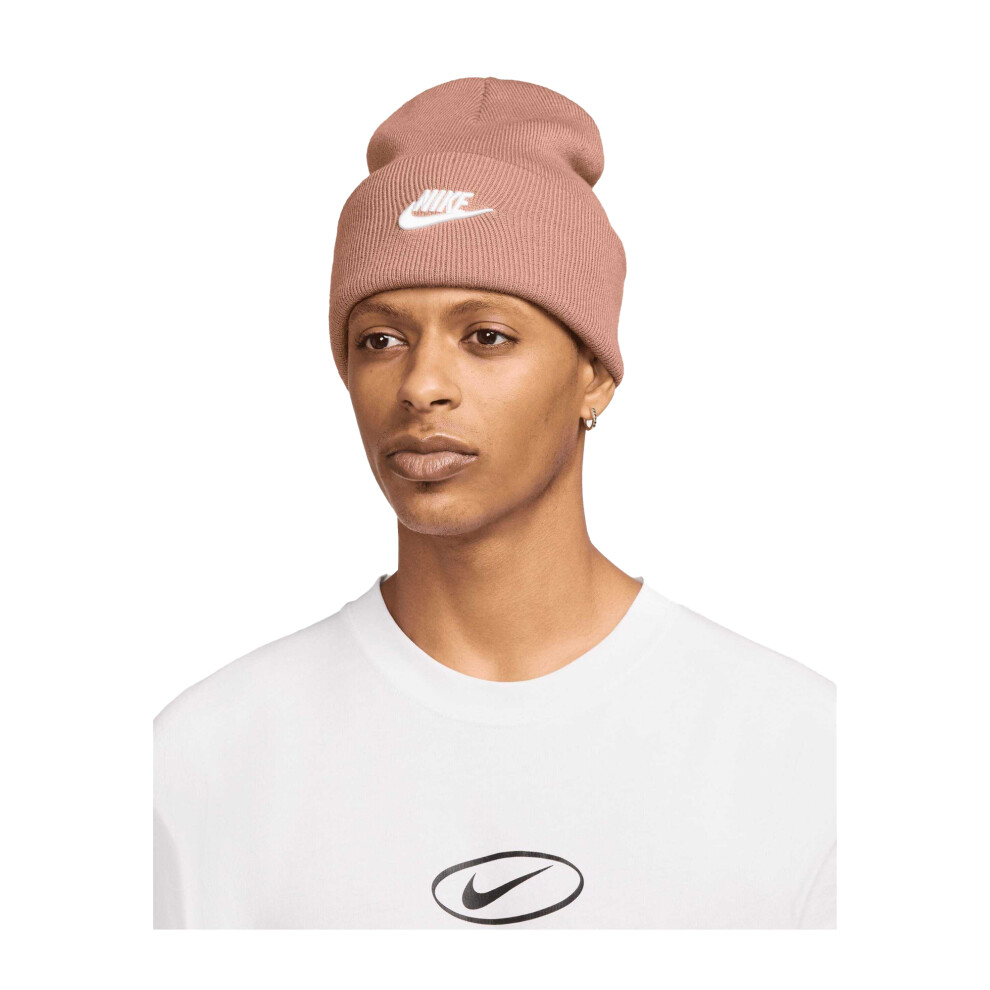 Nike (One Size, Rose /White) Unisex Adult Futura Peak Beanie Gold