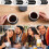 Stone Coaster 10cm Round Glass Coaster with Practical Stand Suitable for Drinks, Mugs, Bars, Glasses 5