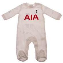(3-6 Months, Red/Lily White) Tottenham Hotspur FC Baby 2023-2024 Kit Sleepsuit