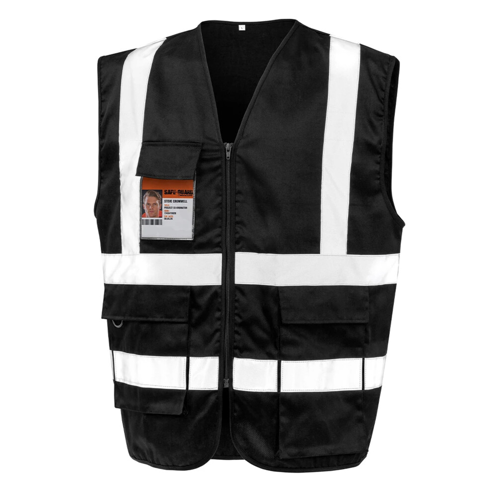 (3Xl, Black) Safe-Guard By Result Unisex Adult Heavy Duty Security Vest 5059958764484