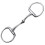 (5.5in, Silver) Korsteel Stainless Steel Jointed Eggbutt Snaffle Bit 1